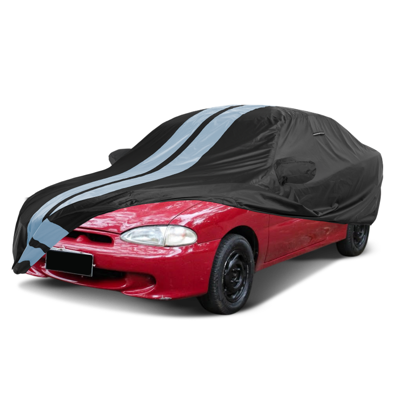 Hyundai Accent Black Gray Pro Series Car Cover