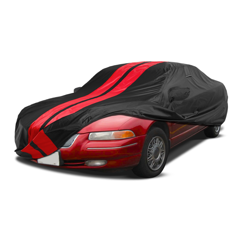 Chrysler Cirrus 1995-2000 Black Red Pro Series Car Cover