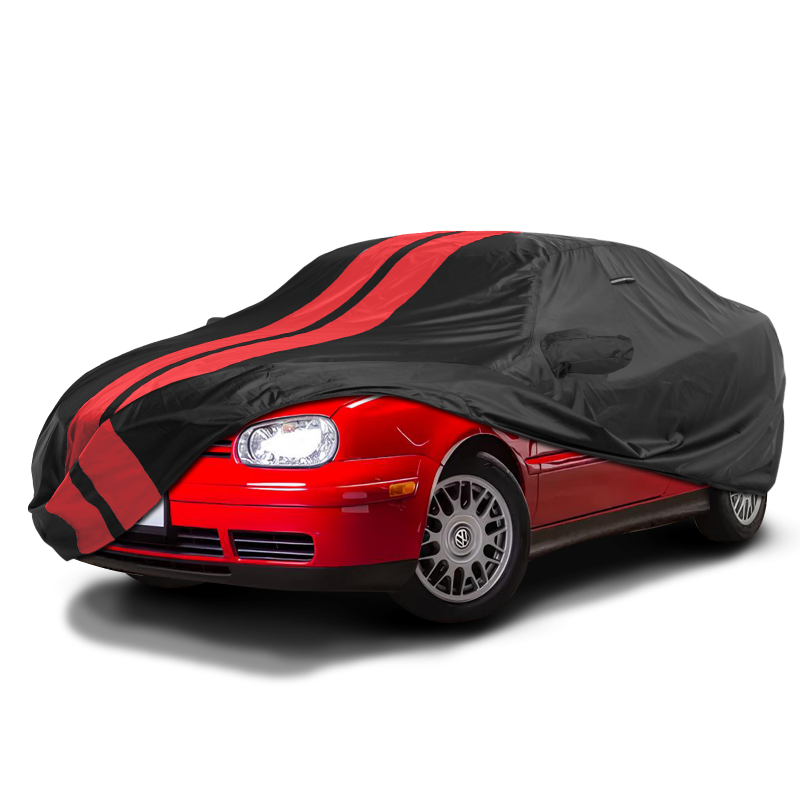 Volkswagen Cabrio 1995-2002 Black Red Pro Series Car Cover