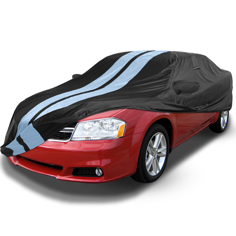 Dodge Avenger 1995-2014 Black Gray Pro Series Car Cover