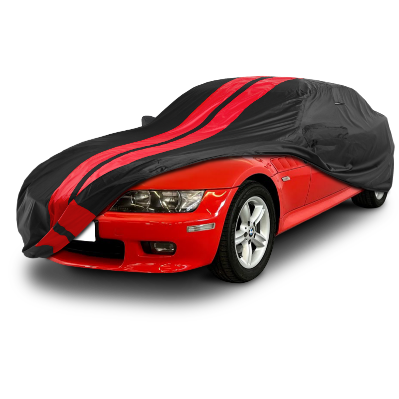 BMW Z3,Z4 Black Red Pro Series Car Cover