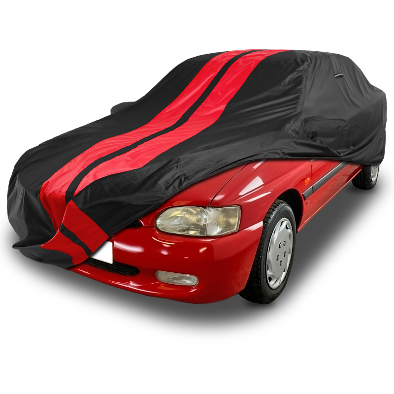 Ford Escort Black Red Pro Series Car Cover