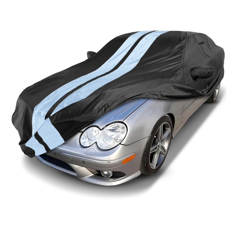 Mercedes-Benz CLK-Class 1997-2009 Black Gray Pro Series Car Cover
