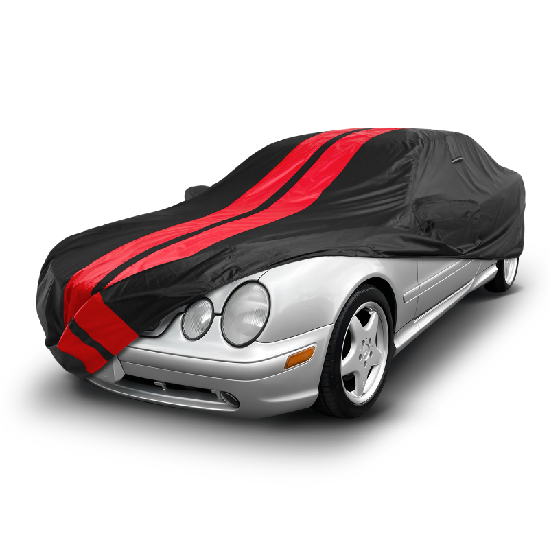 Mercedes-Benz CLK-Class 1997-2009 Black Red Pro Series Car Cover
