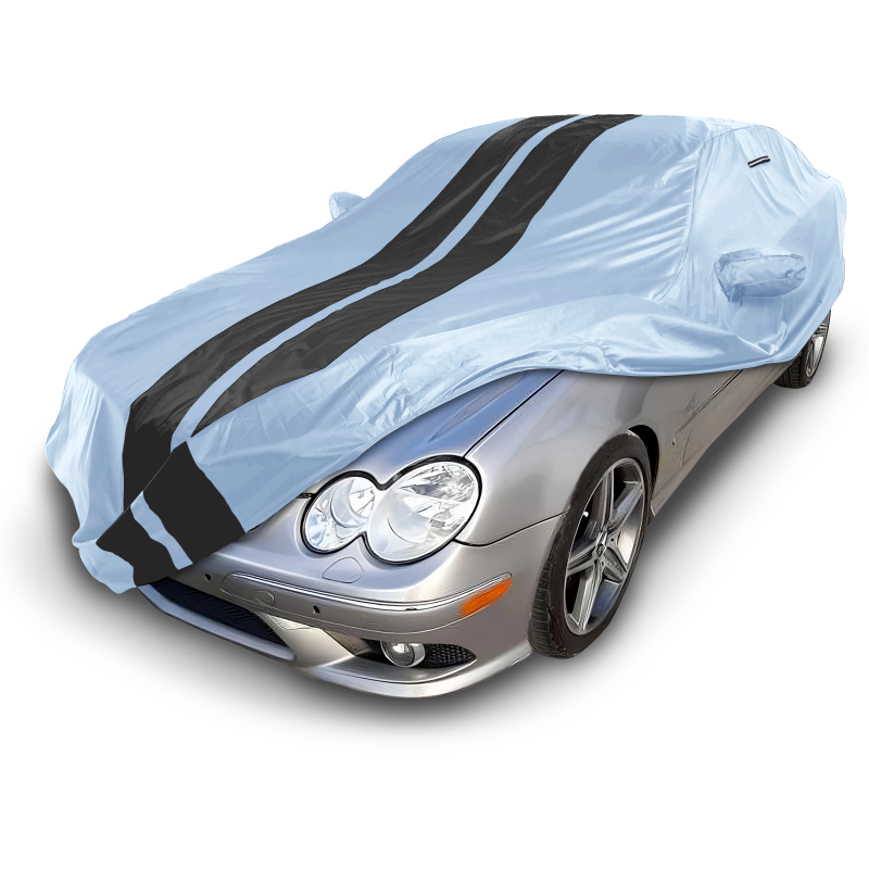 Mercedes-Benz CLK-Class 1997-2009 Gray Black Pro Series Car Cover