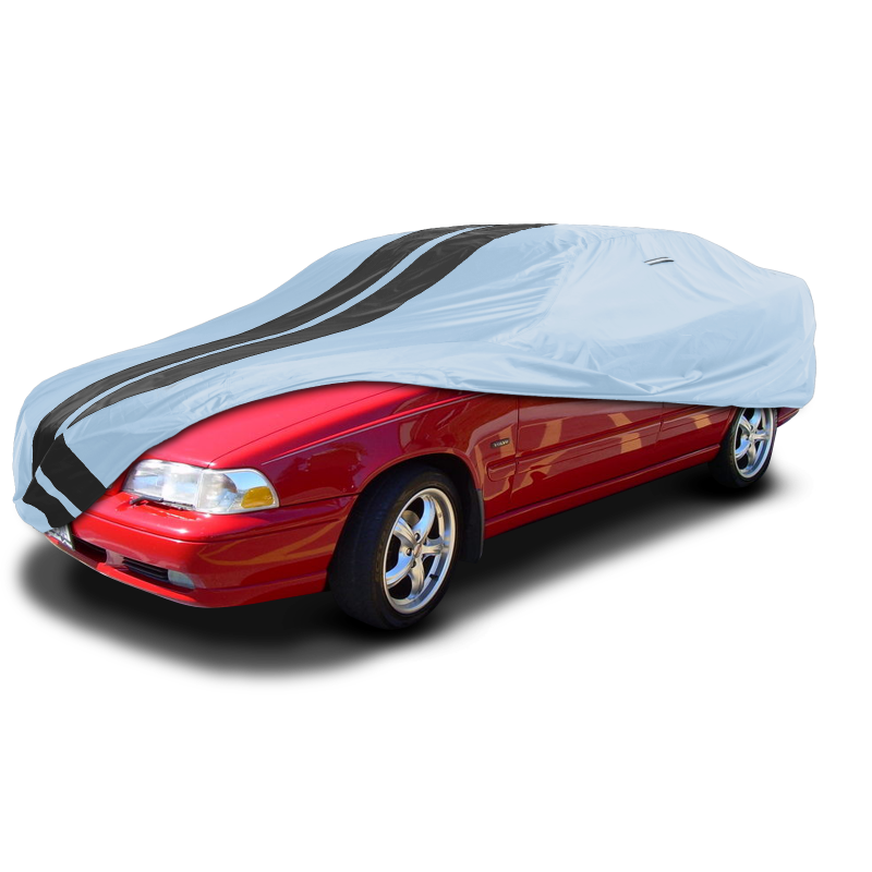 Volvo S40,S60,S70,S80,S90 Gray Black Pro Series Car Cover