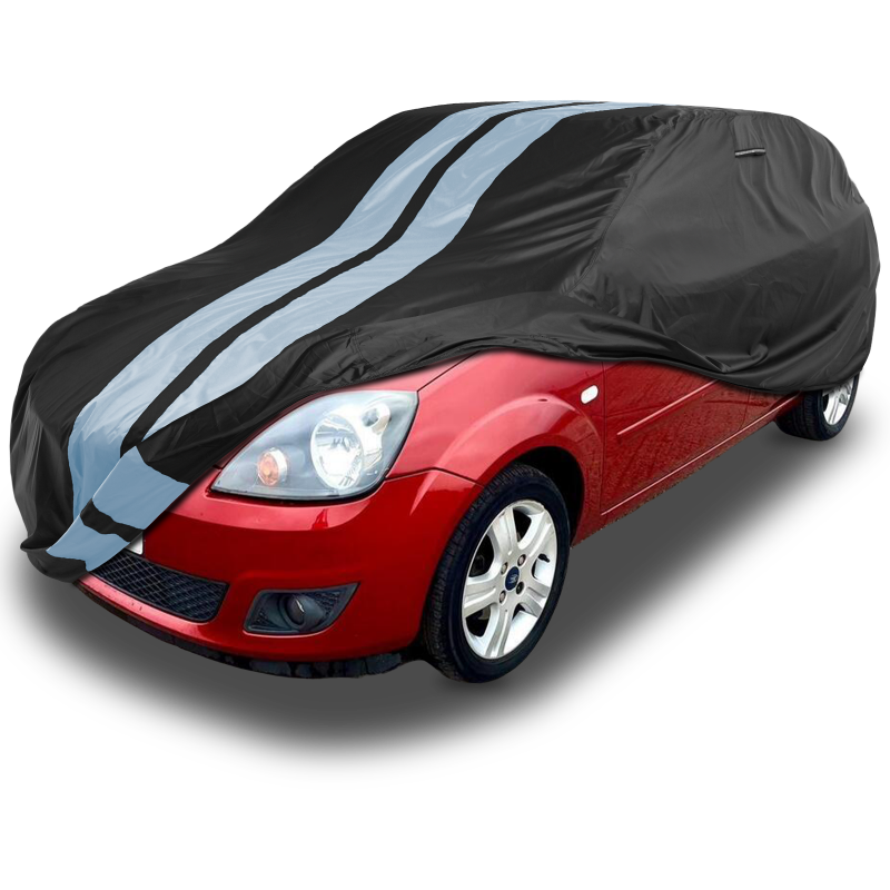 Ford Fiesta Black Gray Pro Series Car Cover