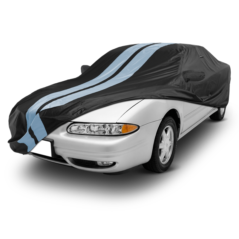 Oldsmobile Alero 1999-2004 Black Gray Pro Series Car Cover