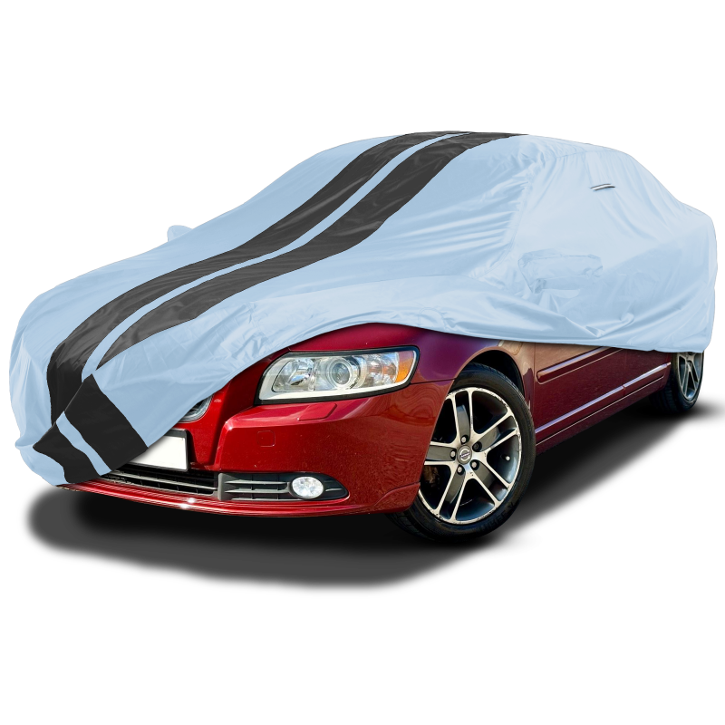 Volvo S40,S60,S70,S80,S90 Gray Black Pro Series Car Cover