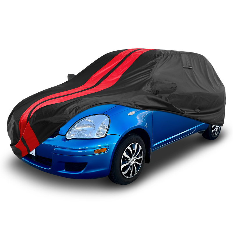 Toyota Echo 2000-2005 Black Red Pro Series Car Cover