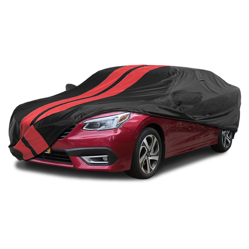 Subaru Outback Black Red Pro Series Car Cover