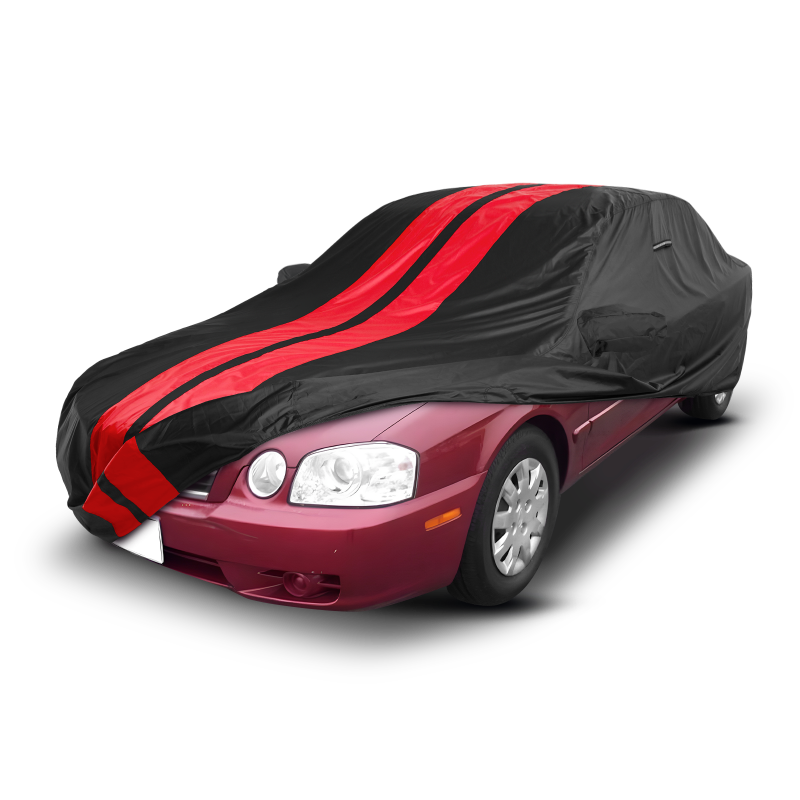 Kia Optima Black Red Pro Series Car Cover