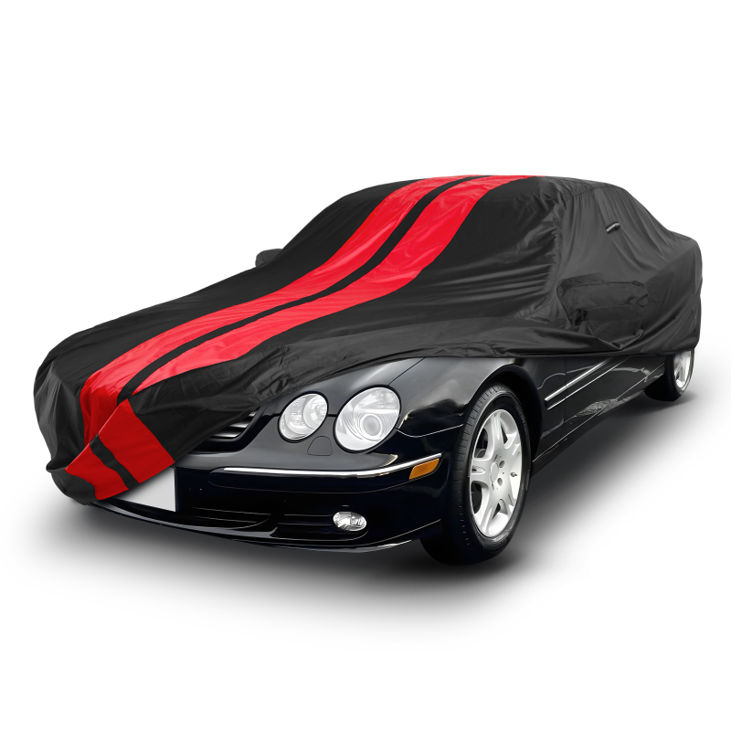 Mercedes-Benz CL-Class 2000-2014 Black Red Pro Series Car Cover