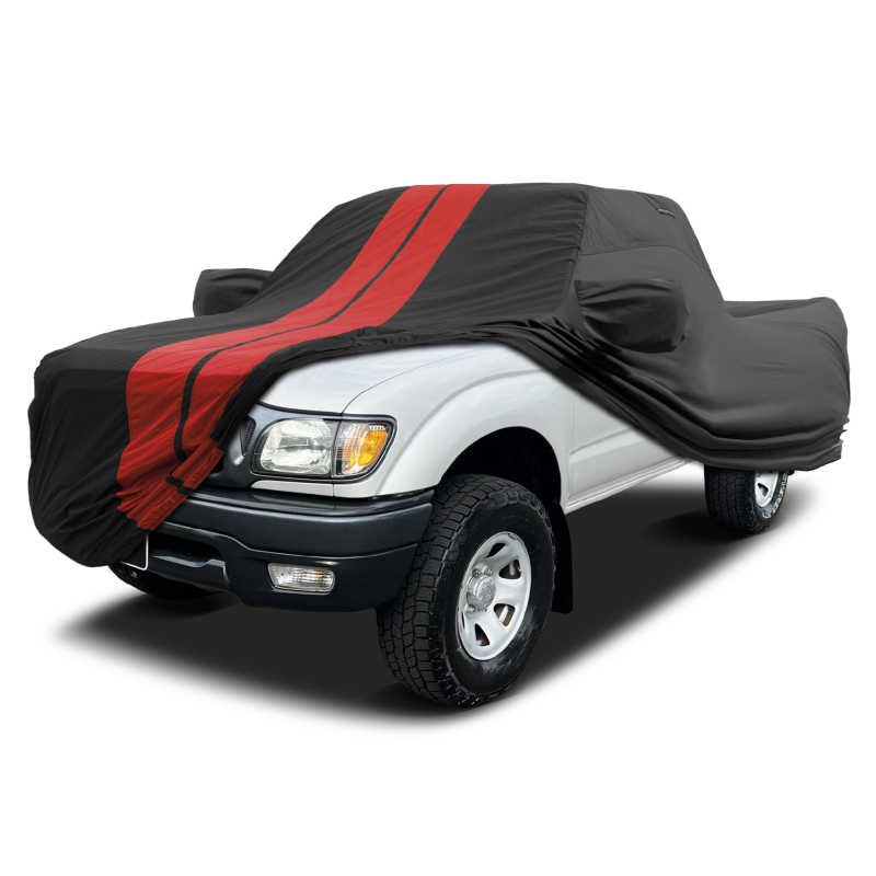 Toyota Tacoma Black Red Pro Series Truck Cover