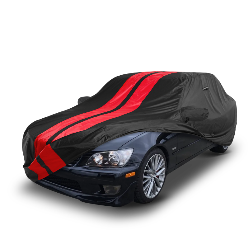 Lexus IS Black Red Pro Series Car Cover