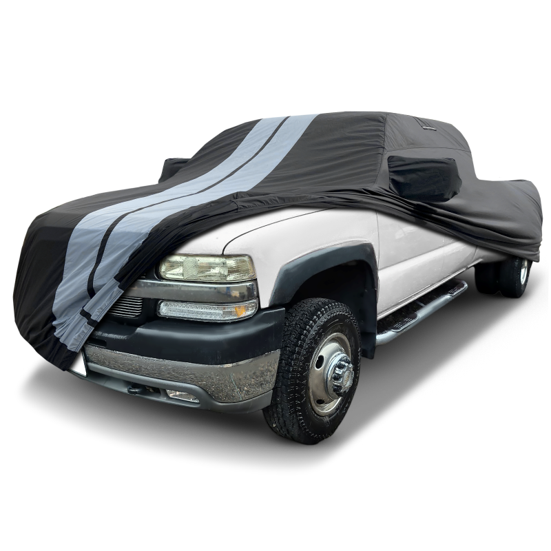 Chevrolet Silverado 3500 2001-2006 Black Gray Pro Series Truck Cover