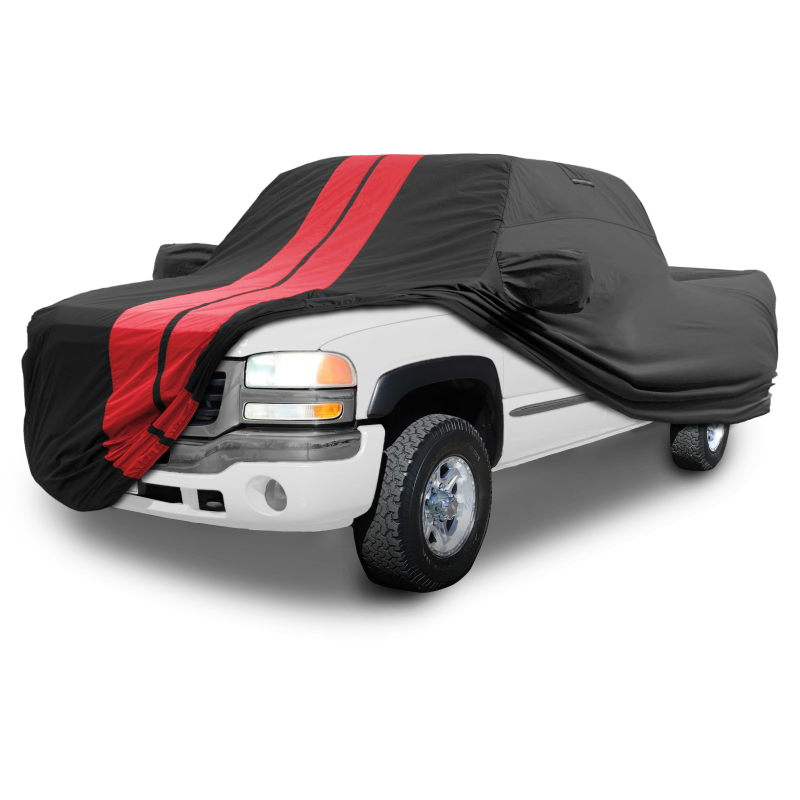 GMC Sierra 1500HD 2001-2007 Black Red Pro Series Truck Cover