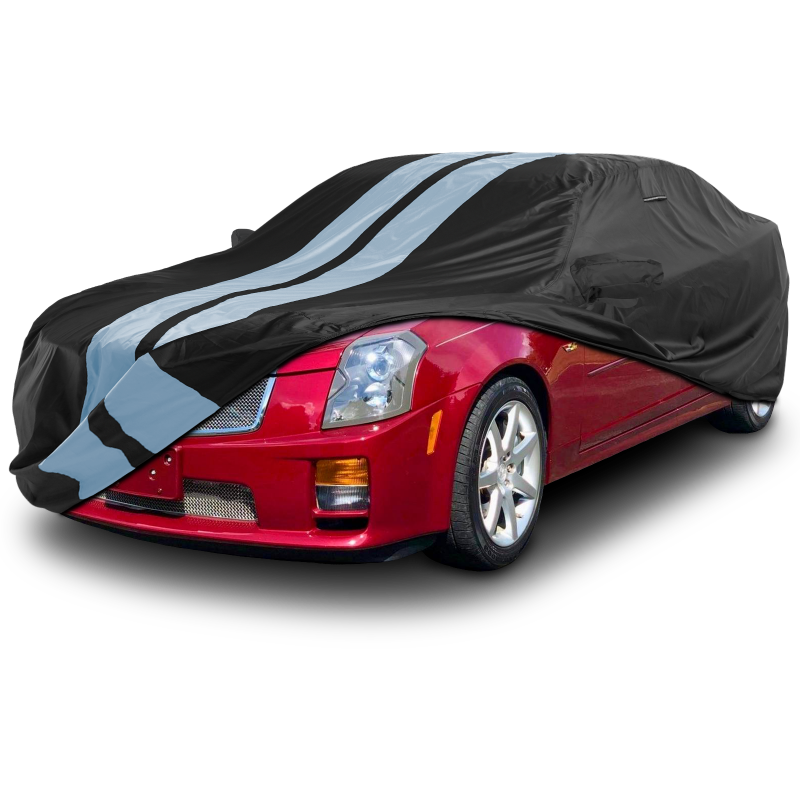 Cadillac CTS Black Gray Pro Series Car Cover