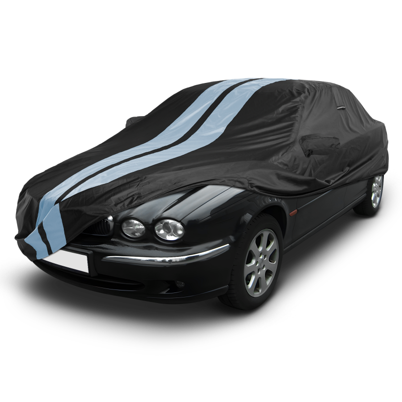 Jaguar X-Type 2002-2008 Black Gray Pro Series Car Cover