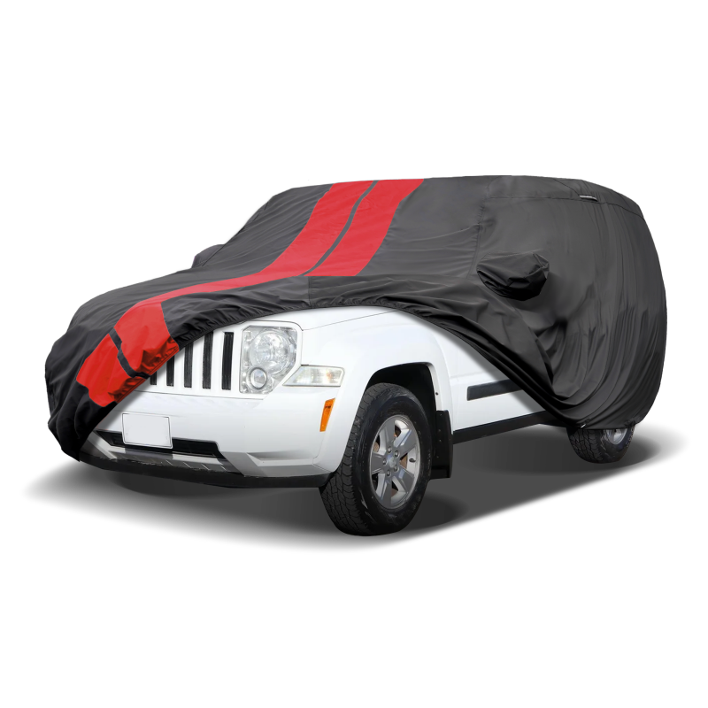 Jeep Liberty 2002-2012 Black Red Pro Series SUV Cover