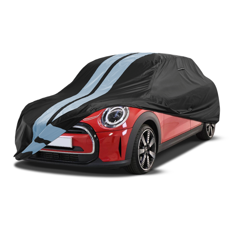 MINI Cooper 2002-2026 Black Gray Pro Series Car Cover