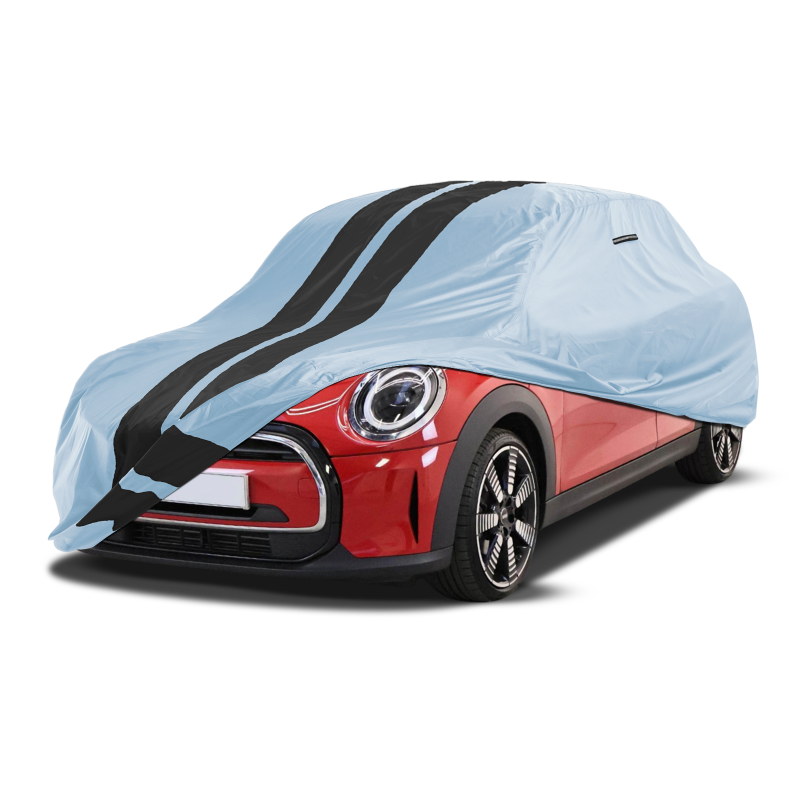 MINI Cooper 2002-2026 Gray Black Pro Series Car Cover