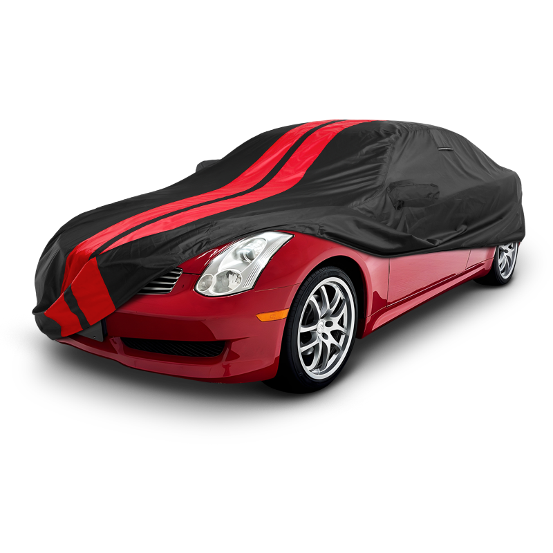 Infiniti G20,G35,G37 Black Red Pro Series Car Cover