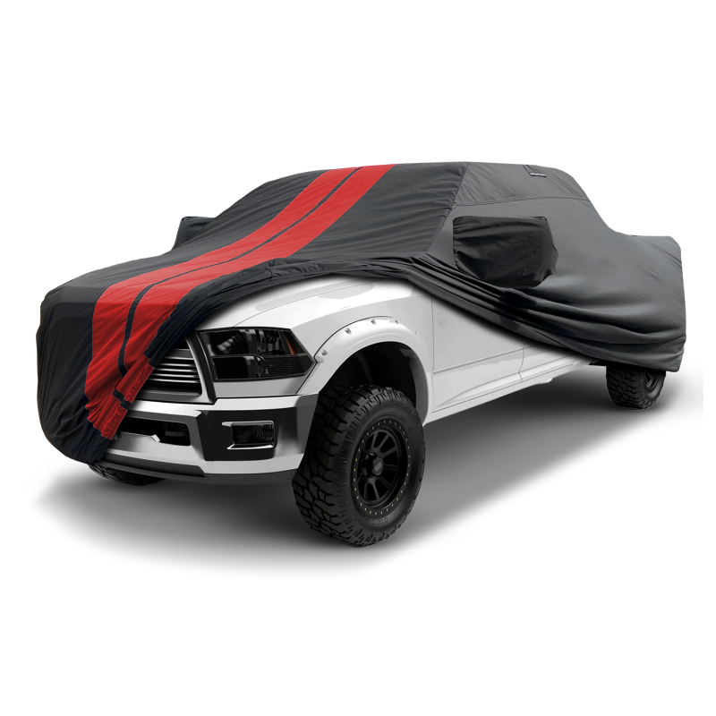 Dodge Ram 3500 Black Red Pro Series Truck Cover