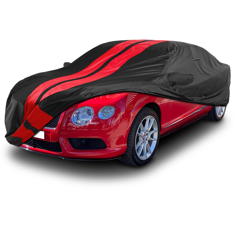 Bentley Continental GT 2003-2026 Black Red Pro Series Car Cover
