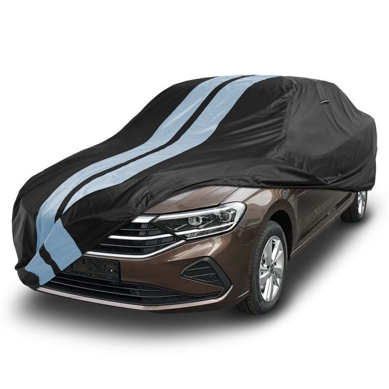 Volkswagen Polo 2003-2020 Black Gray Pro Series Car Cover