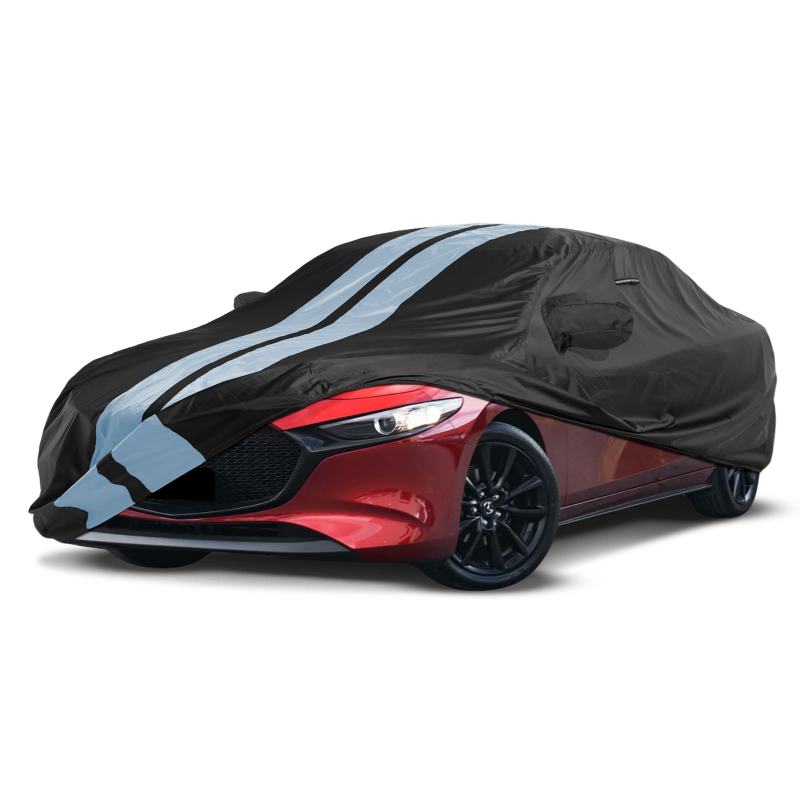Mazda Mazda3 2003-2026 Black Gray Pro Series Car Cover