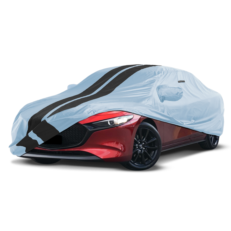 Mazda Mazda3 2003-2026 Gray Black Pro Series Car Cover