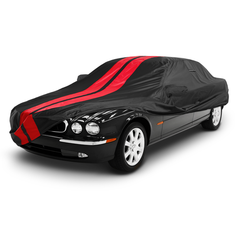 Jaguar XJ-Series Black Red Pro Series Car Cover