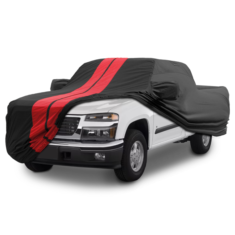 GMC Canyon Black Red Pro Series Truck Cover