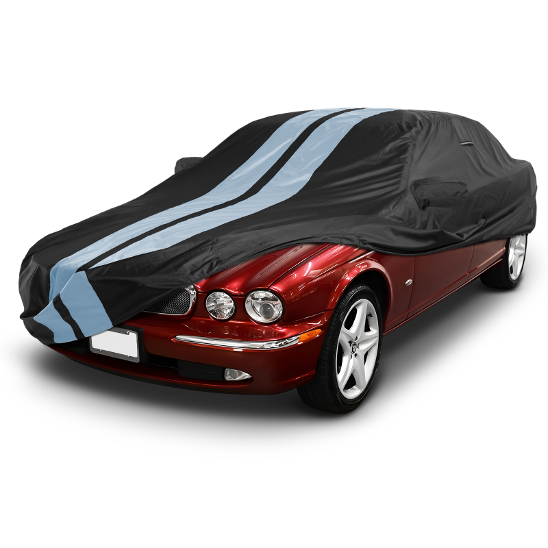 Jaguar XJ-Series Black Gray Pro Series Car Cover