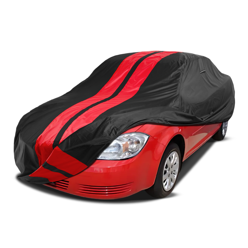 Chevrolet Cobalt 2005-2010 Black Red Pro Series Car Cover