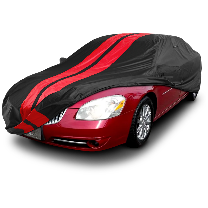 Buick Lucerne 2005-2011 Black Red Pro Series Car Cover