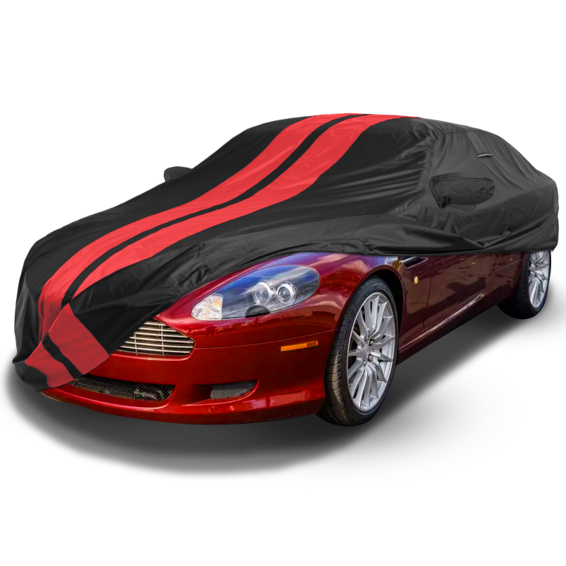 Aston Martin DB7,DB9,DB11,DB12,DBS Black Red Pro Series Car Cover