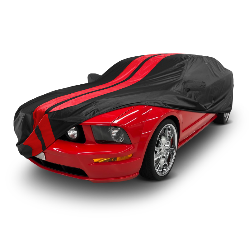 Ford Mustang Black Red Pro Series Car Cover