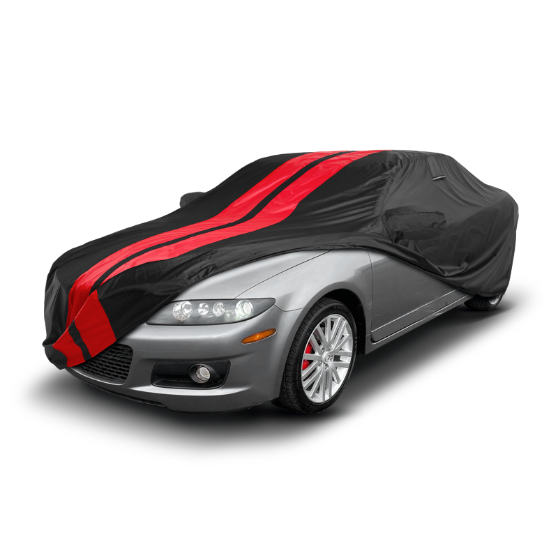 Mazda MazdaSpeed6 2006-2007 Black Red Pro Series Car Cover