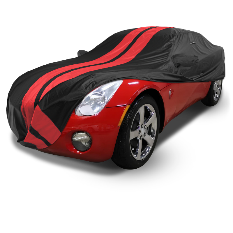 Pontiac Solstice 2006-2009 Black Red Pro Series Car Cover