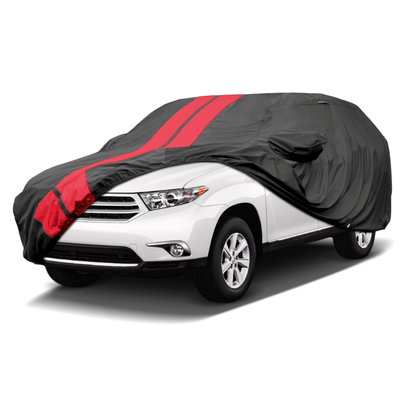 Toyota Highlander Hybrid Black Red Pro Series SUV Cover