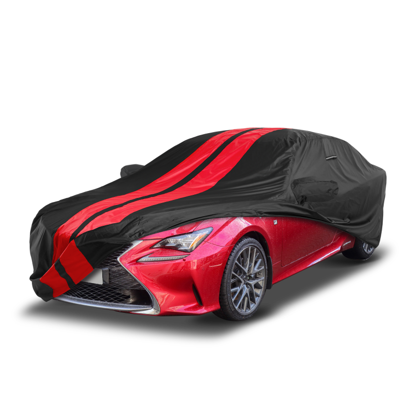 Lexus RC 2006-2026 Black Red Pro Series Car Cover