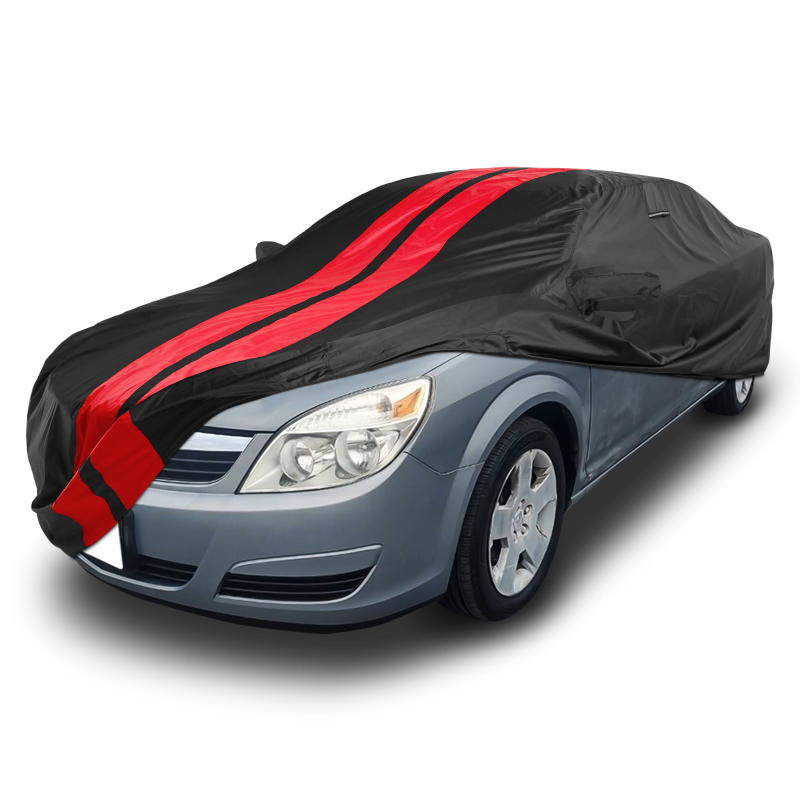 Saturn Aura 2007-2010 Black Red Pro Series Car Cover