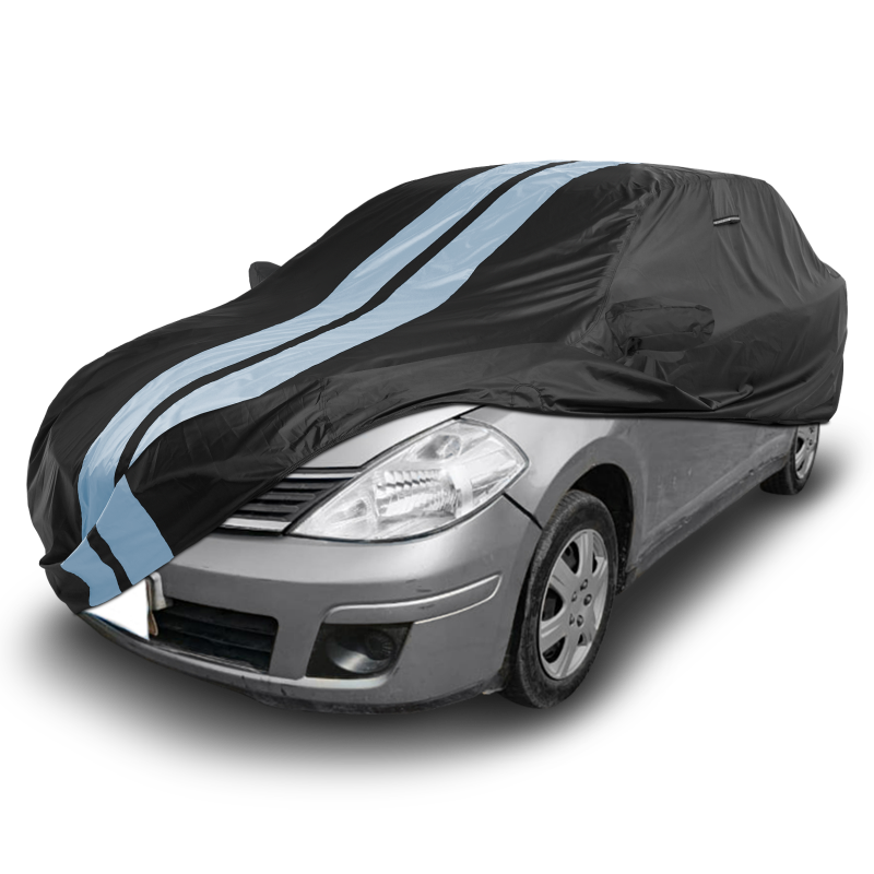 Nissan Versa 2007-2025 Black Gray Pro Series Car Cover