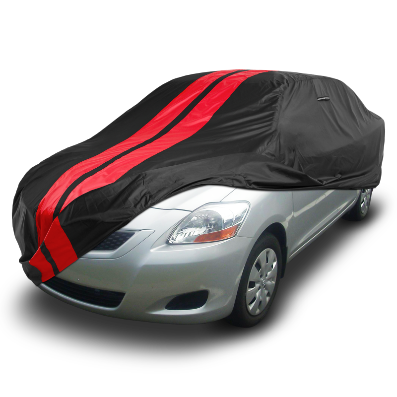 Toyota Yaris Black Red Pro Series Car Cover