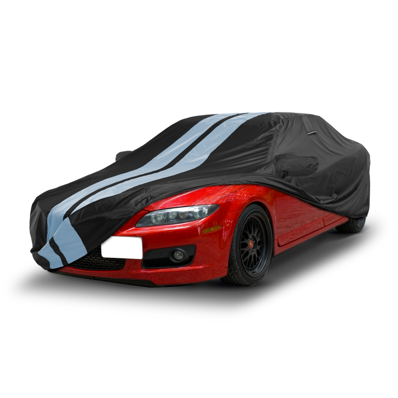 Mazda MazdaSpeed3 2007-2013 Black Gray Pro Series Car Cover