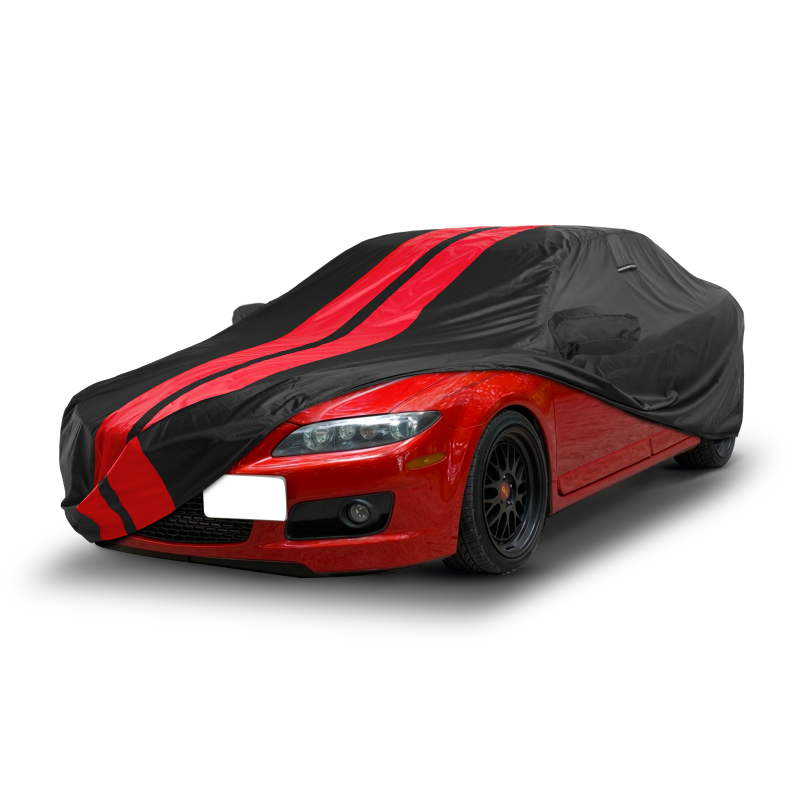 Mazda MazdaSpeed3 2007-2013 Black Red Pro Series Car Cover