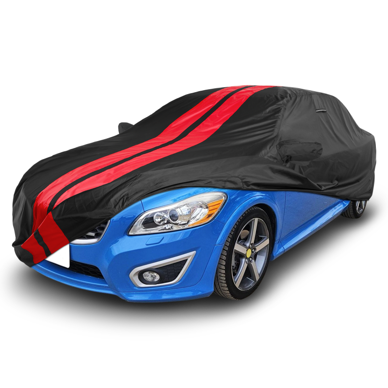Volvo C30,C70 1998-2013 Black Red Pro Series Car Cover