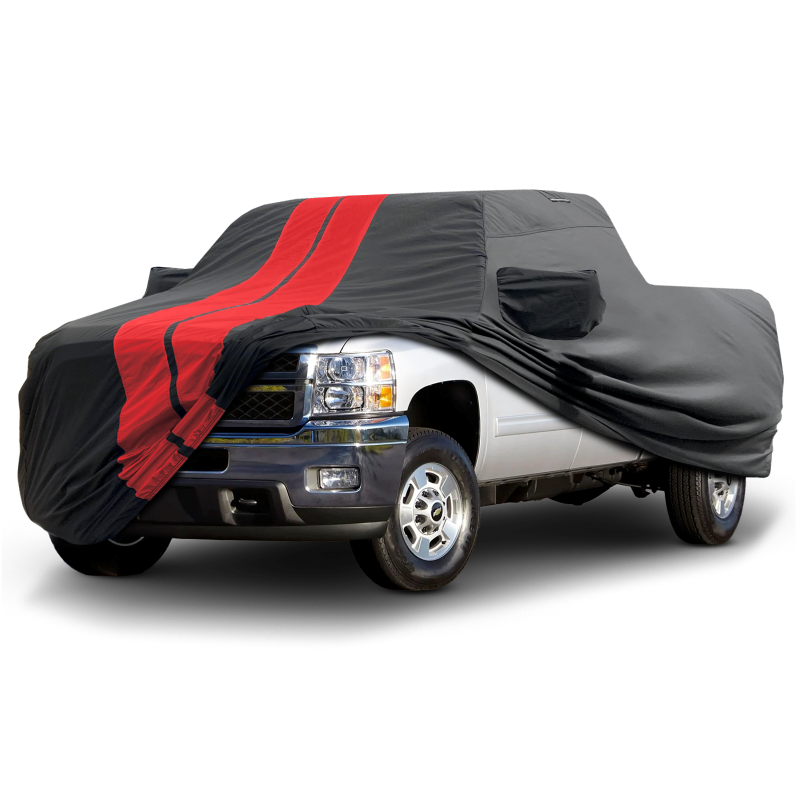 Chevrolet Silverado 2500HD, 3500HD Black Red Pro Series Truck Cover